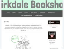 Tablet Screenshot of kirkdalebookshop.com